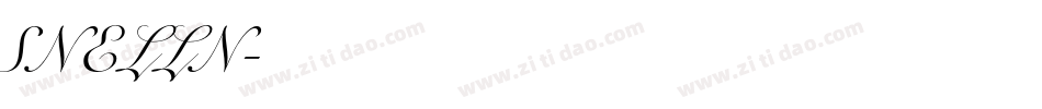 SNELLN字体转换