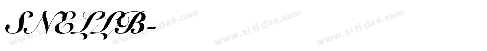 SNELLB字体转换