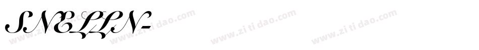 SNELLN字体转换