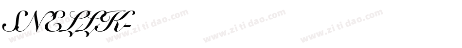 SNELLK字体转换