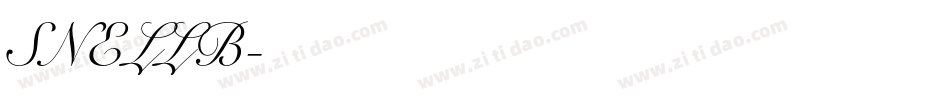 SNELLB字体转换
