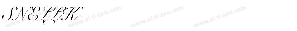 SNELLK字体转换