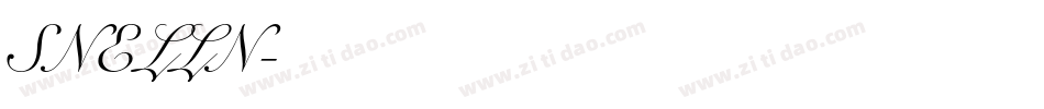 SNELLN字体转换