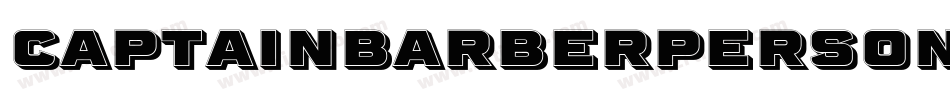 CaptainBarberPersonalUse-owxxq字体转换