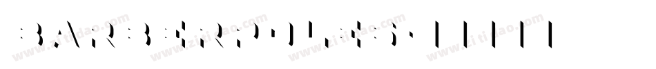 BarberPoles字体转换