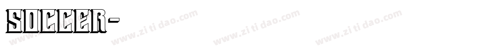 Soccer字体转换