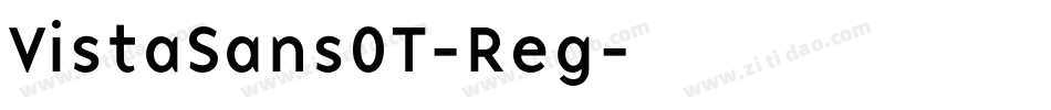 VistaSansOT-Reg字体转换
