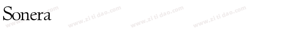 Sonera字体转换