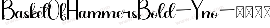 BasketOfHammersBold-Yno字体转换