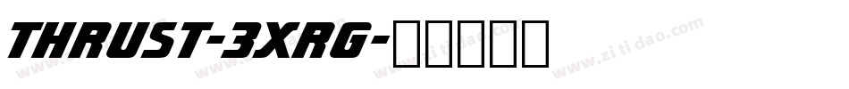 Thrust-3XRG字体转换