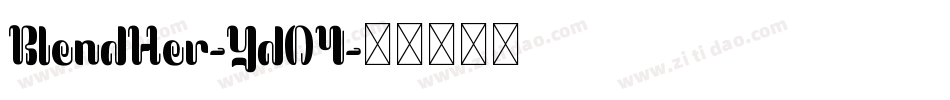 BlendHer-YdO4字体转换