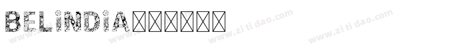 Belindia字体转换