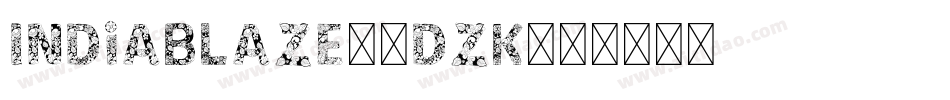 Indiablaze-2dzK字体转换