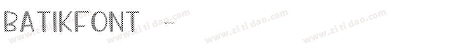 BatikFont手机版字体转换