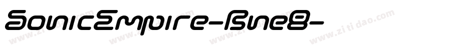 SonicEmpire-Bne8字体转换