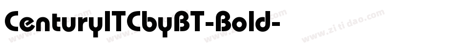 CenturyITCbyBT-Bold字体转换