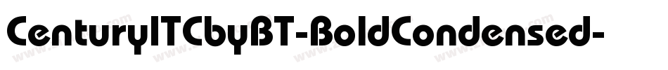 CenturyITCbyBT-BoldCondensed字体转换