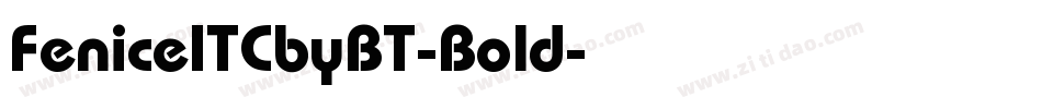 FeniceITCbyBT-Bold字体转换