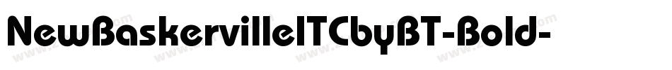NewBaskervilleITCbyBT-Bold字体转换