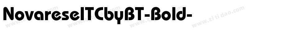 NovareseITCbyBT-Bold字体转换