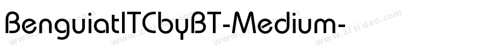 BenguiatITCbyBT-Medium字体转换