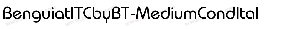 BenguiatITCbyBT-MediumCondItal字体转换