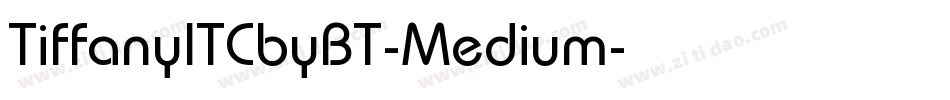 TiffanyITCbyBT-Medium字体转换