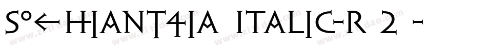SophiaNubianItalic-ry2y字体转换