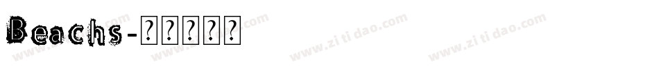 Beachs字体转换