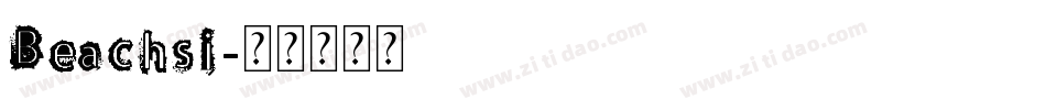 Beachsi字体转换