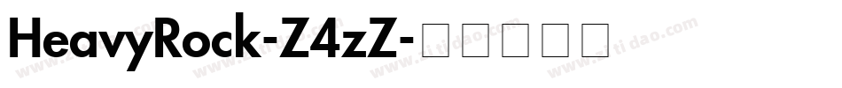 HeavyRock-Z4zZ字体转换