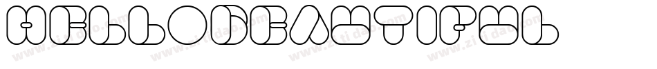 HelloBeautiful字体转换