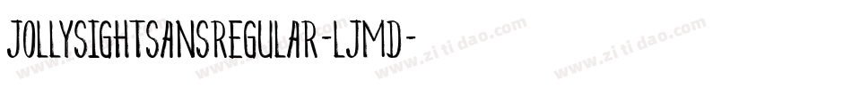 JollysightSansRegular-lJmd字体转换