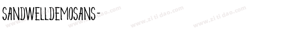 SandwellDEMOSans字体转换