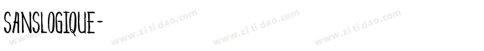 SansLogique字体转换