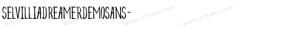 SelvilliaDreamerDEMOSans字体转换