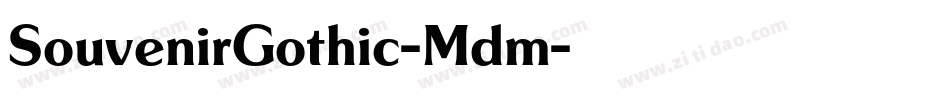 SouvenirGothic-Mdm字体转换