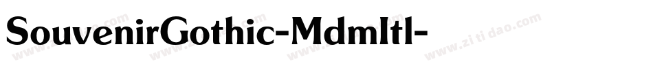 SouvenirGothic-MdmItl字体转换