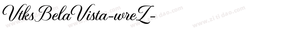 VtksBelaVista-wreZ字体转换