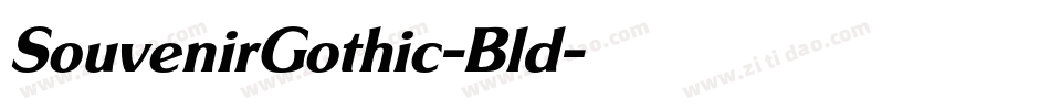SouvenirGothic-Bld字体转换