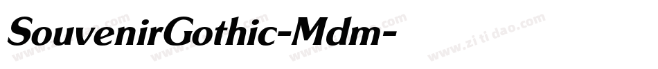 SouvenirGothic-Mdm字体转换