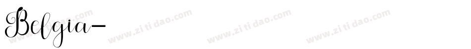 Belgia字体转换