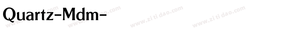 Quartz-Mdm字体转换
