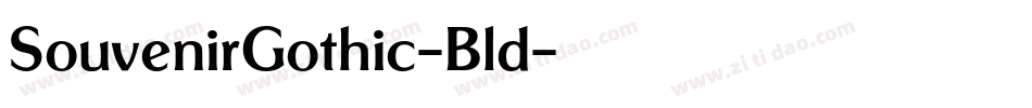 SouvenirGothic-Bld字体转换