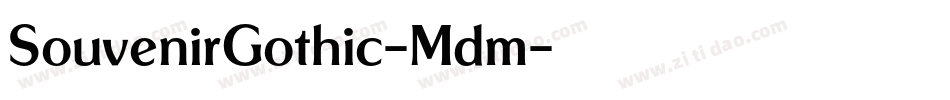 SouvenirGothic-Mdm字体转换