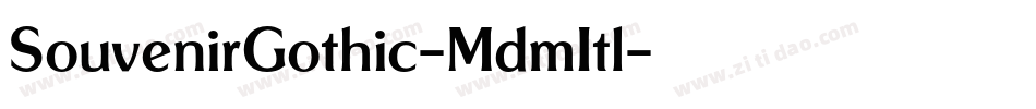 SouvenirGothic-MdmItl字体转换