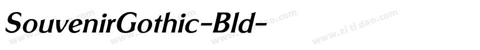 SouvenirGothic-Bld字体转换