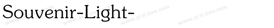 Souvenir-Light字体转换