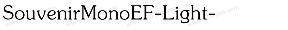 SouvenirMonoEF-Light字体转换
