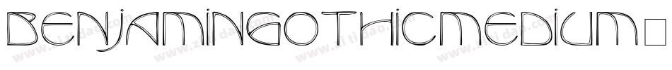 BenjaminGothicMedium字体转换